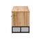 Baxton Studio Reid Industrial Oak Finished Wood and Black Metal 2-Drawer TV Stand 162-10294 - alternate 5